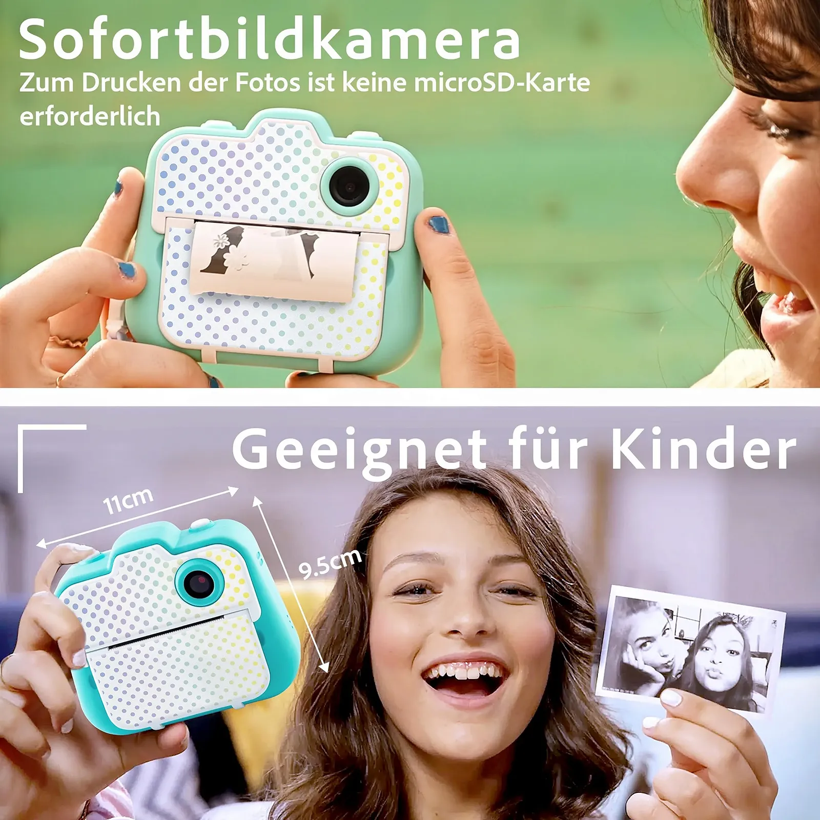 Цифровая камера мгновенной печати Canal Toys CLK 001 250 Photos LCD Light Blue, фото №6