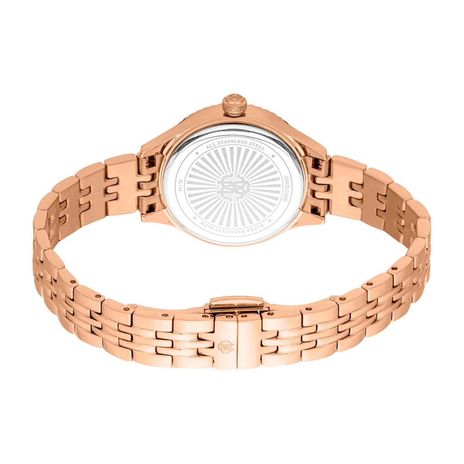 Женские аналоговые кварцевые часы Roberto Cavalli RC5L124M0075 с ремешком из нержавеющей стали, фото №3