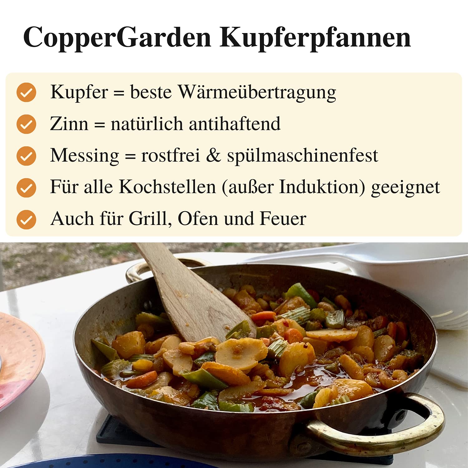 Сковорідка CopperGarden з ручками 24 см, фото №5