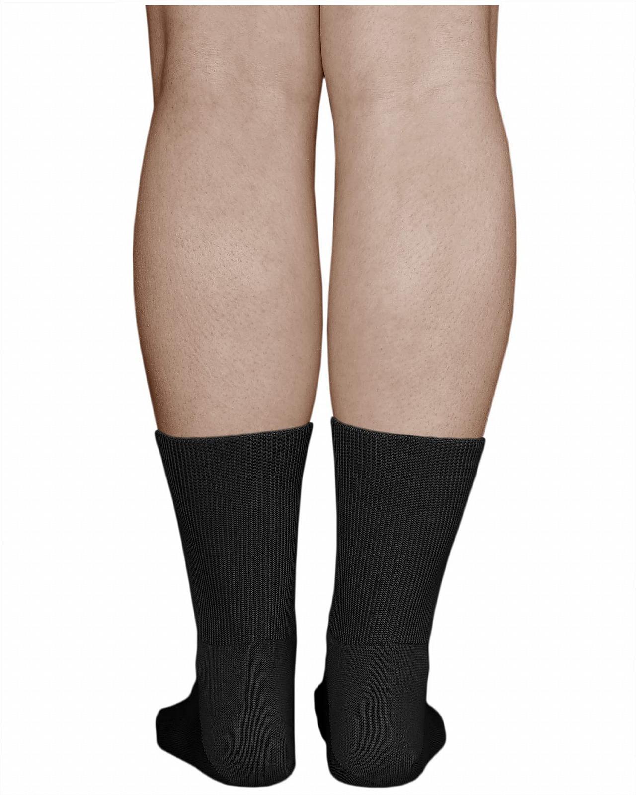 Диабетические носки vitsocks Женские Очень широкие без резинки (3 пары) Широкое голенище для отекших ног, хлопок, фото №10