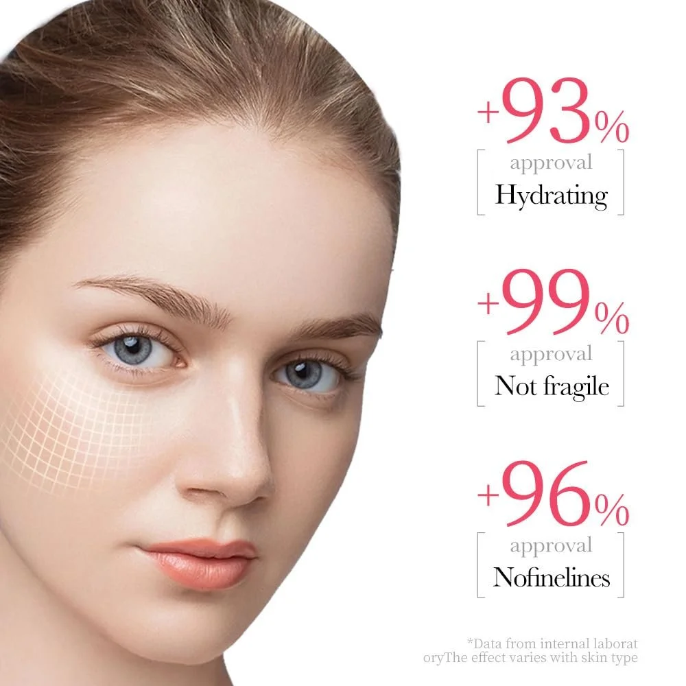 Маска для обличчя ULELA DIKML Rose Hyaluronic Acid Живильна Зволожуюча 25 г x 10 штук, фото №2