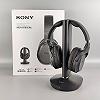 Беспроводные наушники Sony MDR-RF895RK / Радиоканал / До 20 часов работы от аккумулятора / Черные Б/У Хороший