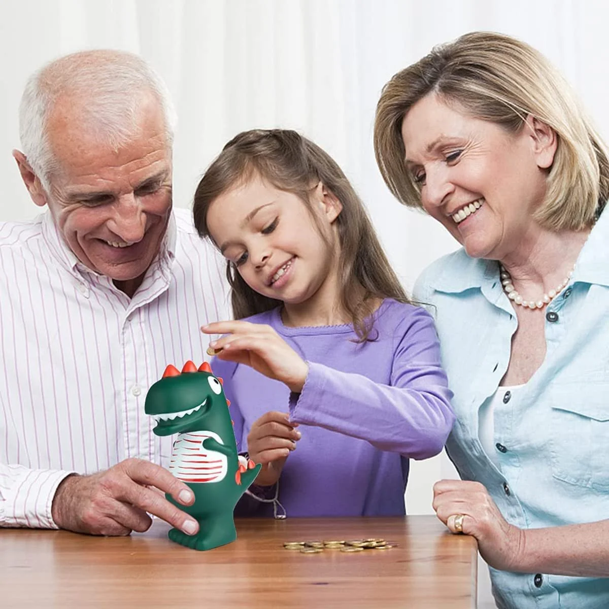 Скарбничка Динозавр T-Rex дитяча Динозавр PVC Large/Small, фото №5