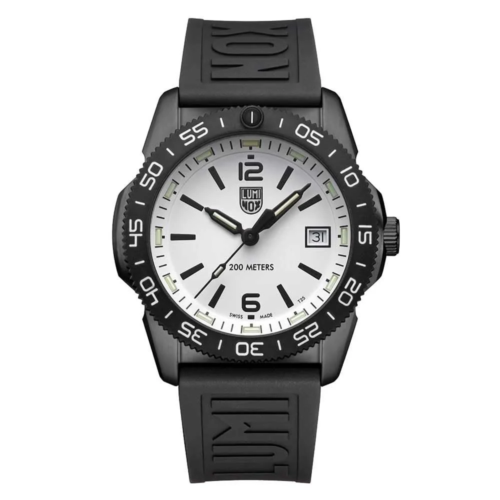 Часы Luminox Мужские Аналоговые Кварцевый Механизм Swiss XS.3127M С каучуковым ремешком, черный, ремешок, фото №1 Часы Luminox Мужские Аналоговые Кварцевый Механизм Swiss XS.3127M С каучуковым ремешком, черный, ремешок, фото №1