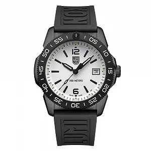 Часы Luminox Мужские Аналоговые Кварцевый Механизм Swiss XS.3127M С каучуковым ремешком, черный, ремешок - Фото 1