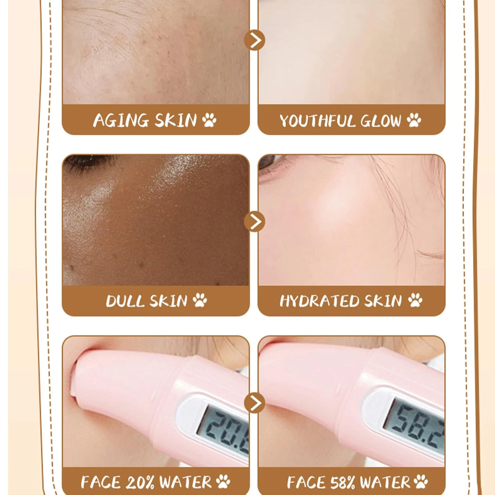 Тканевая маска для лица Shefave с животными, 6 штук - 3 вида, набор для ухода за кожей, набор листовых масок, успокаивающая маска, освежающая, милый набор масок для лица для женщин, фото №7