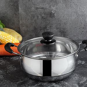 Набор кухонной посуды Generic Kitchen из нержавеющей стали с антипригарным покрытием для жарки и приготовления synthetic.ua - Фото 1