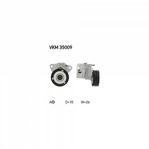 Натягувач поліклинового ременя SKF VKM 35009 для OPEL VAUXHALL CHEVROLET DAEWOO - Фото 1