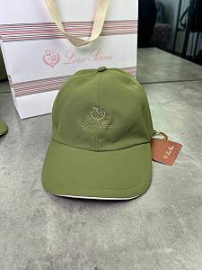 Кепка Loro Piana хаки gu589 synthetic.ua - Фото 1