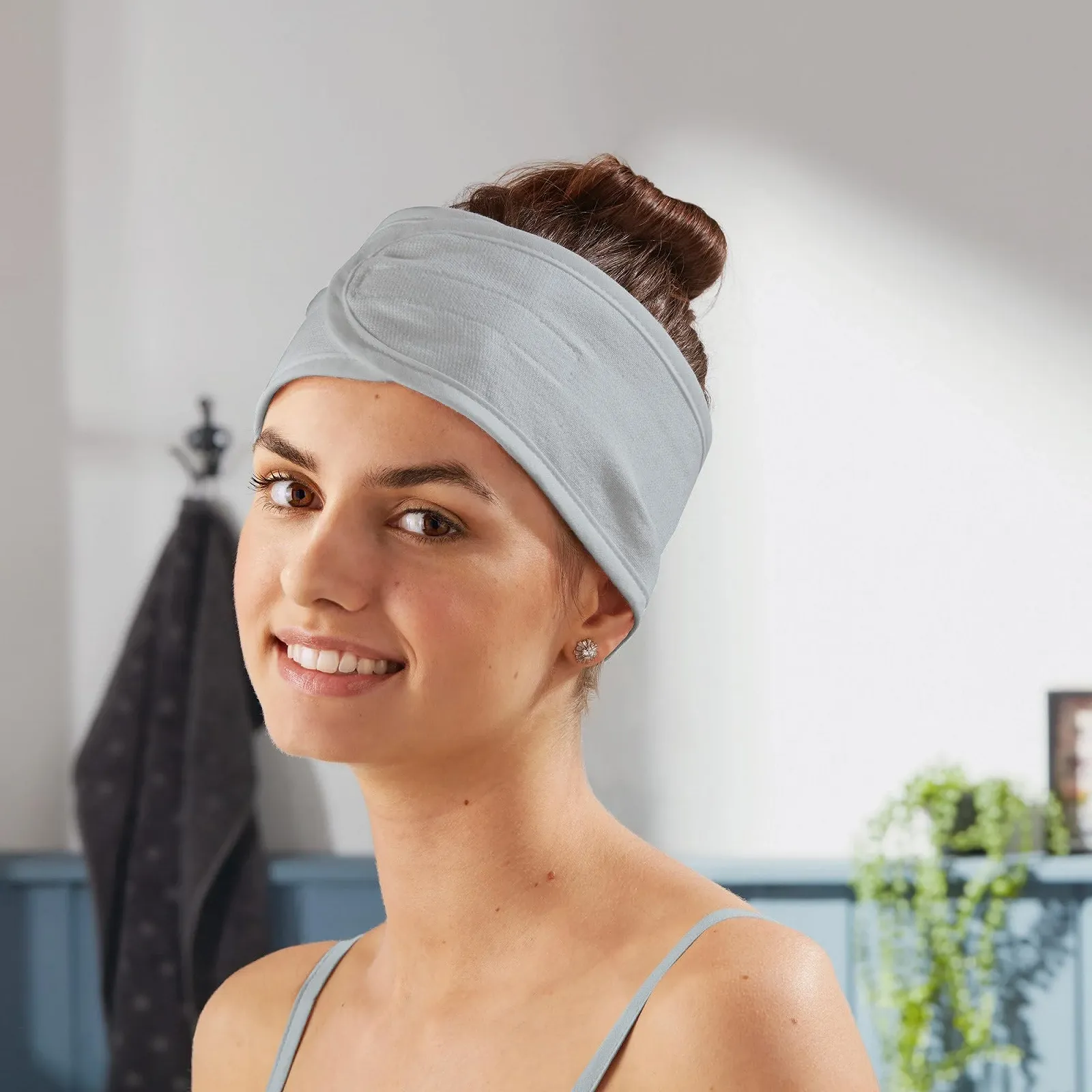 Пов'язка на голову Erwin M6ller Косметична, світло-сіра, фото №8