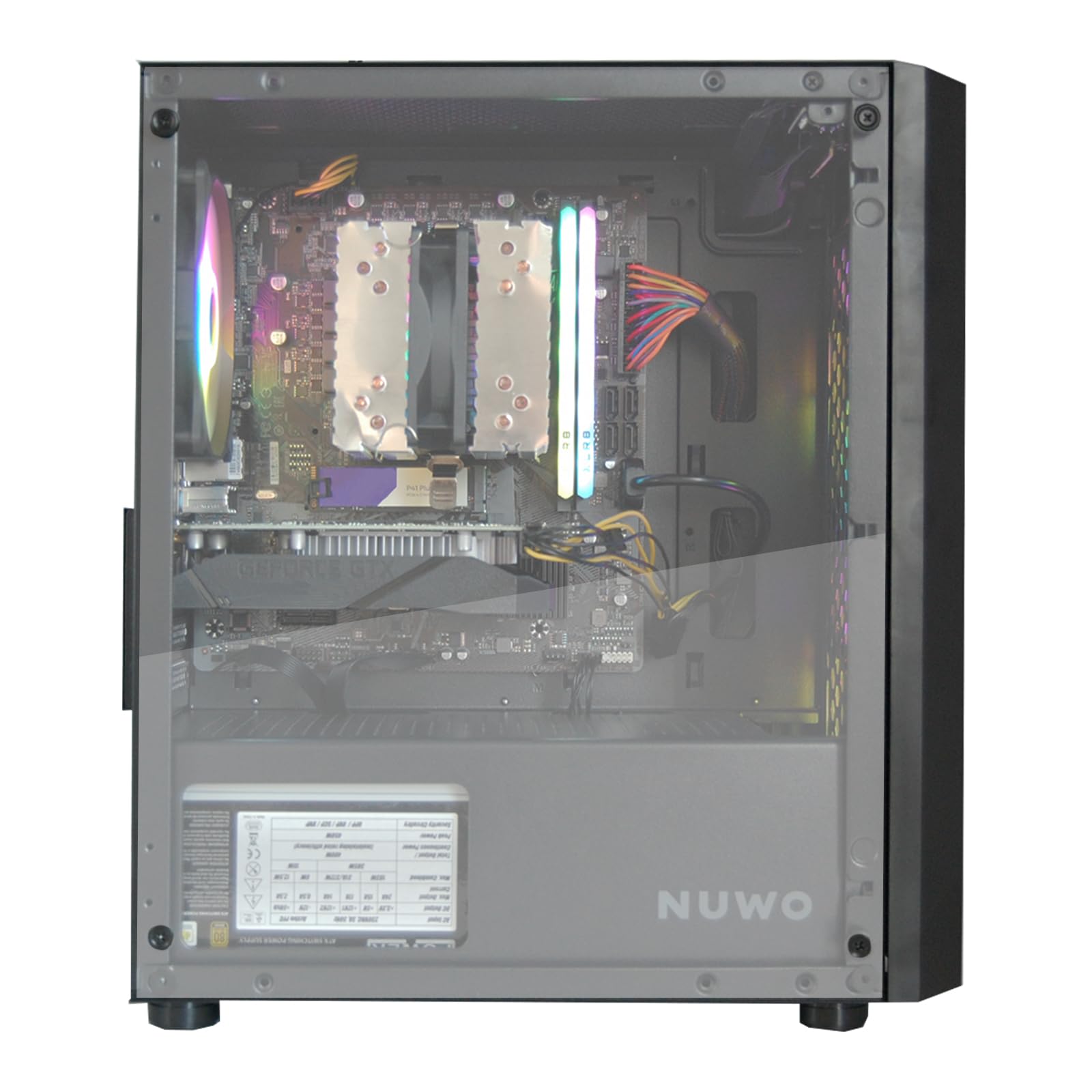EXTREMEBIT Gaming PC Intel i7-6700 4.0GHz RAM 32GB RGB SSD 1TB NVIDIA GeForce RTX 3050 6GB GDDR6 Windows 10 Pro, фото №3