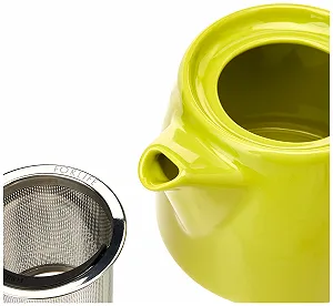 Чайник-заварник Tea People Stump FORLIFE FST-530-LIM, 530 мл, керамічний, лаймовий synthetic.ua - Фото 1