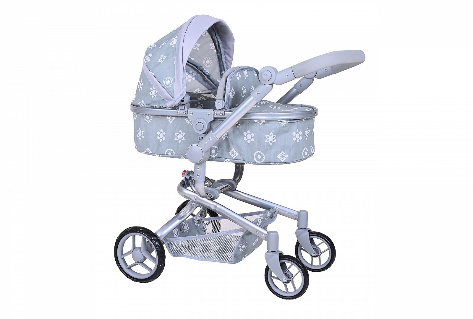 Коляска для ляльок KNORRTOYS.COM Boonk 90940 Королівський Сірий, фото №3