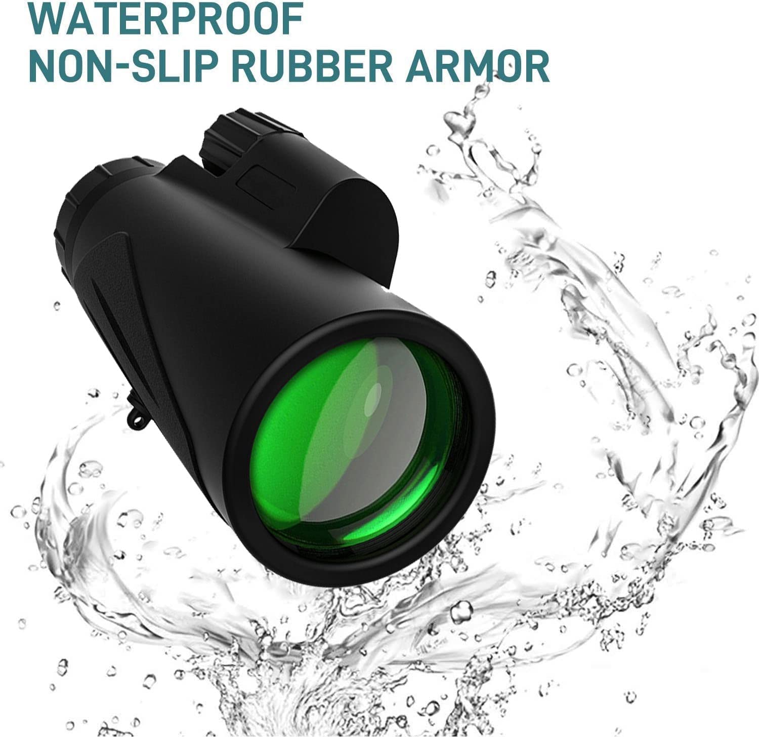 Монокуляр MRKU 12x42 Високопродуктивний HD Водонепроникний Компактний, фото №4