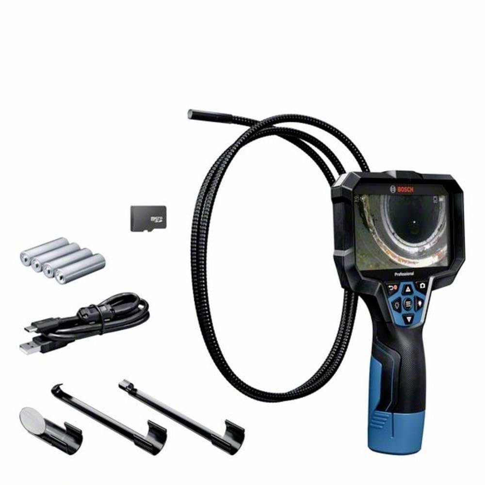 Инспекционная камера Bosch Professional GIC 12V-5-27 C, 150 см, функция AutoUp, экран 5 дюймов, 1280x720, в картоне, фото №1