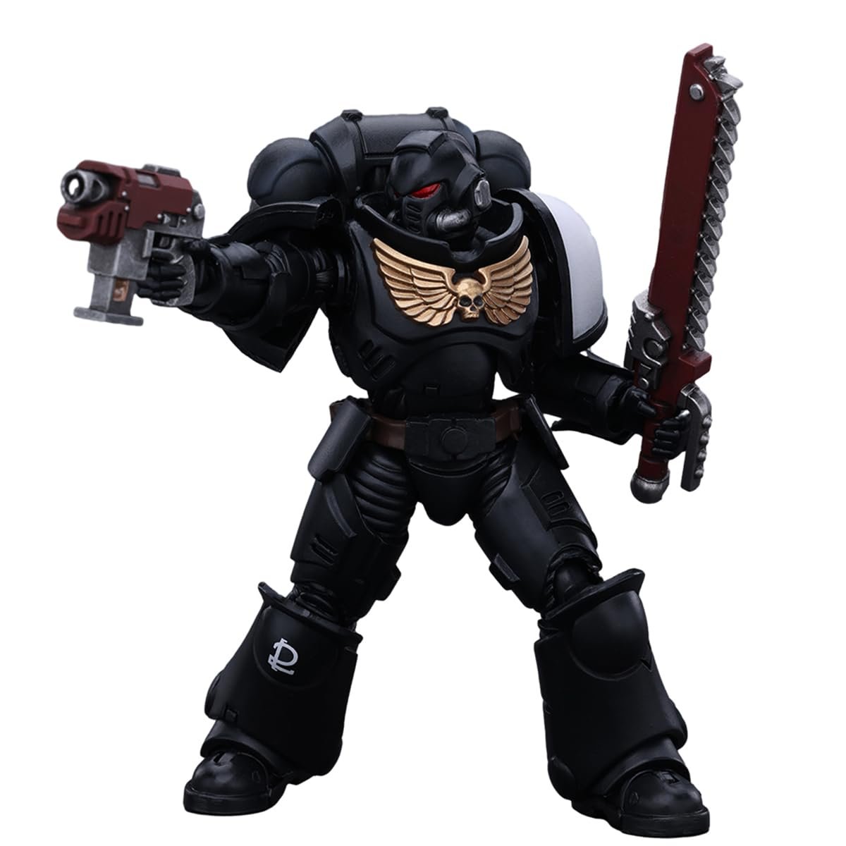Фігурка Joytoy Warhammer 40,000 1/18 Space Marines Black Templars Outriders Brother Valtus, фото №1