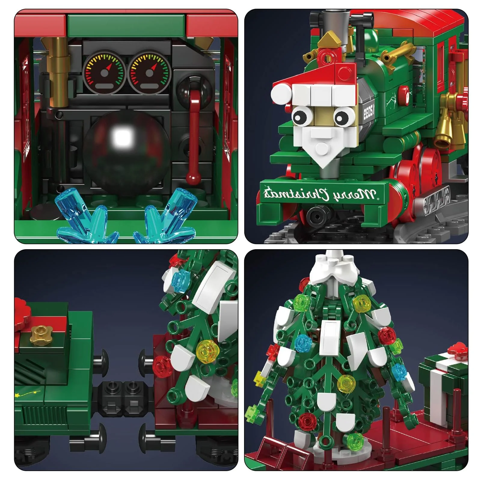 Конструктор Поезд Mould King Technik 12039 Дизельный локомотив ESU KG230 922 детали, фото №6