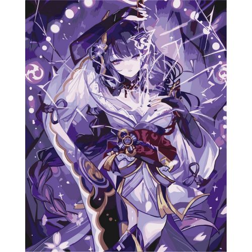 Картина по номерам Аниме Сегун Райден 40x50 см [tsi234025-TSI], фото №1