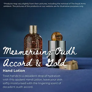 Лосьон для рук Molton Brown Mesmerising Oudh Accord & Gold, 300 мл synthetic.ua - Фото 1