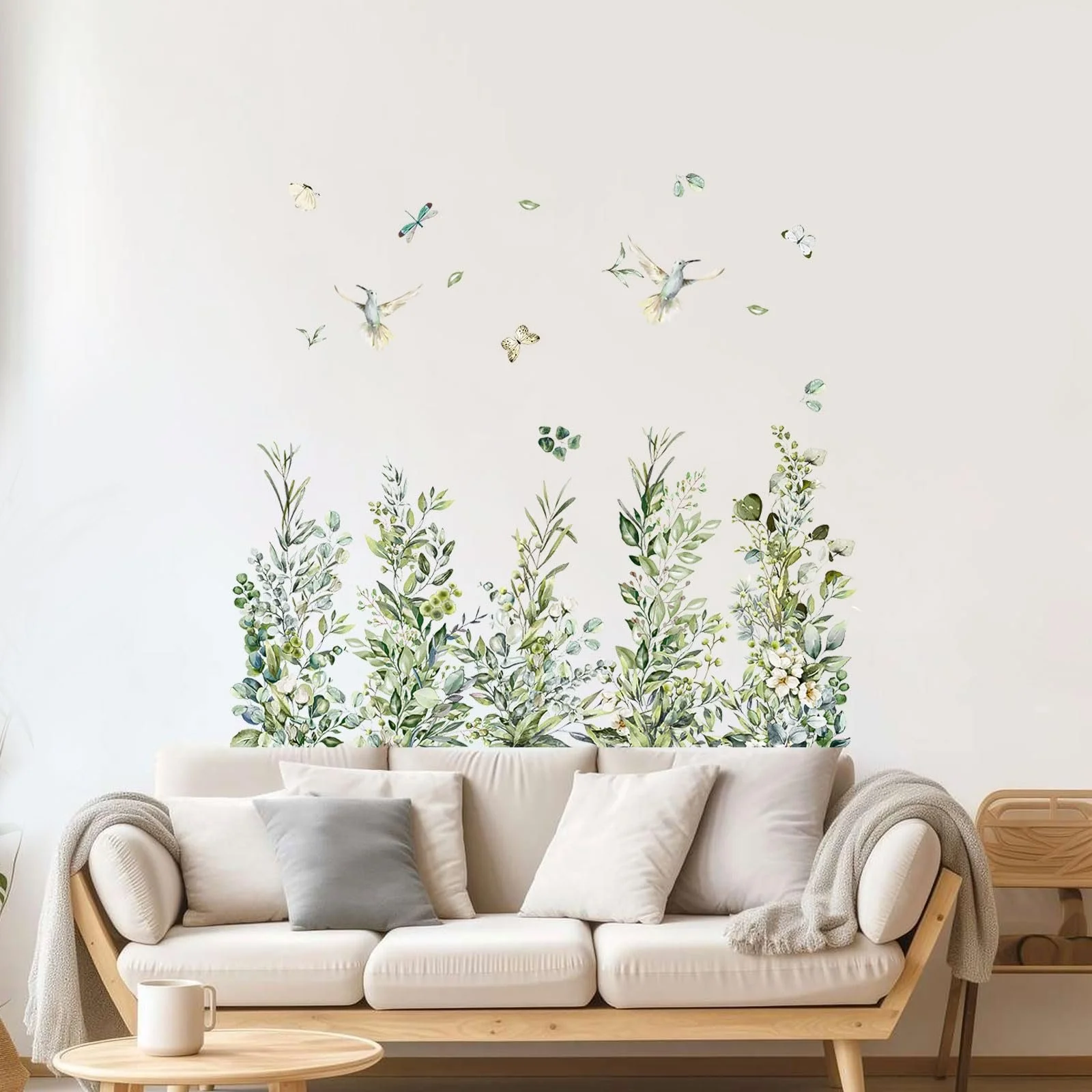 Наклейка на стіну EEEKit Botanical Евкаліпт Квіти Листя Ліани, фото №3 Наклейка на стіну EEEKit Botanical Евкаліпт Квіти Листя Ліани, фото №3