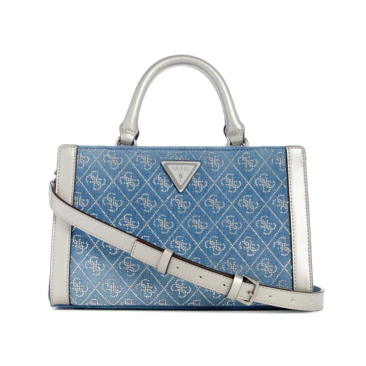 Сумка сатчел GUESS Dili S Denim Logo, фото №2 Сумка сатчел GUESS Dili S Denim Logo, фото №2