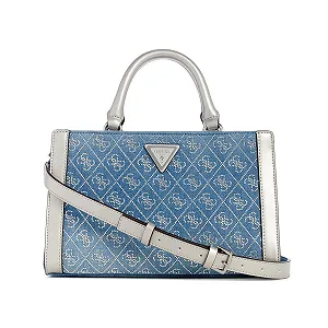 Сумка сатчел GUESS Dili S Denim Logo ціна на synthetic.ua - Фото 1 Сумка сатчел GUESS Dili S Denim Logo synthetic.ua - Фото 1