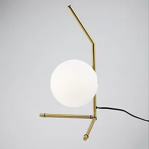 Настільна лампа Alpinaluz Minimalist 38 см Золотиста - Фото 1