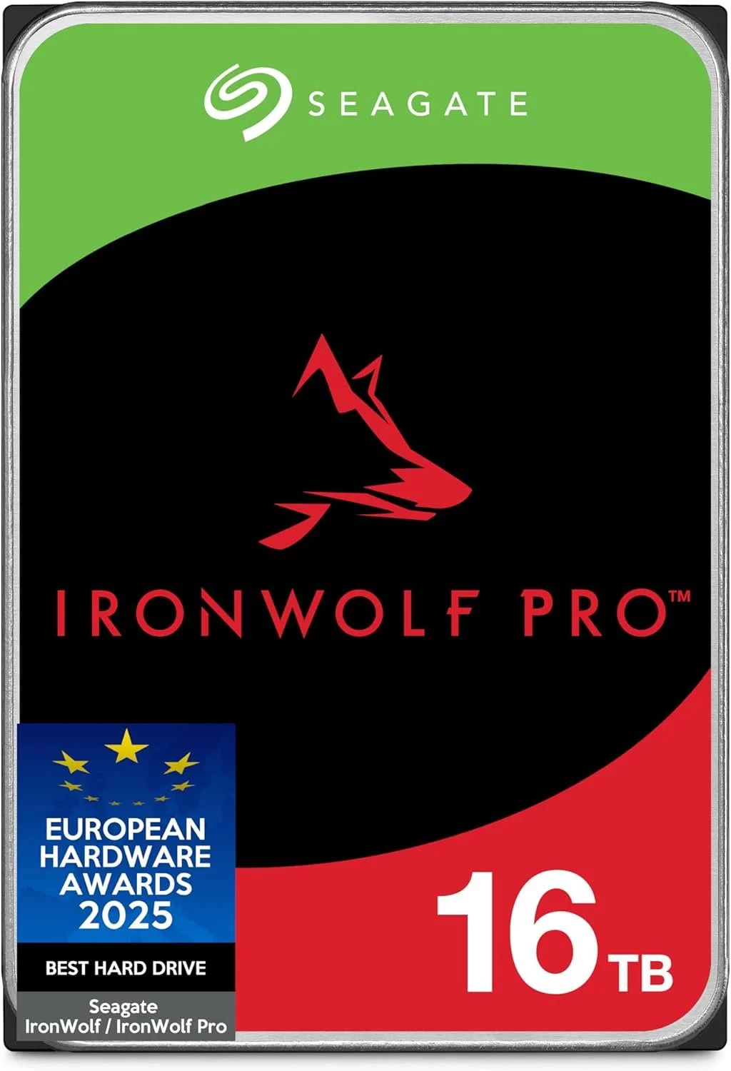 Внутрішній жорсткий диск 3.5" Seagate IronWolf  16TB 7200 об\хв 180 МБ\с SATA III (ST16000NTZ01/ST16000NT001), фото №1