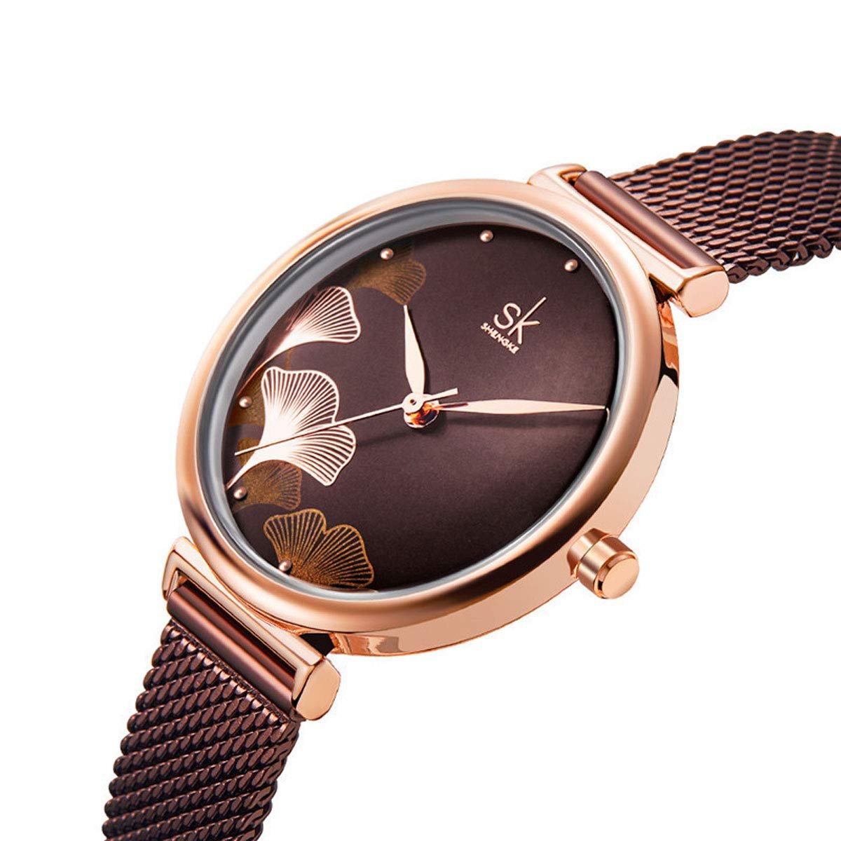 Жіночий годинник Alienwork SK Ultra Thin Mesh Strap, фото №2