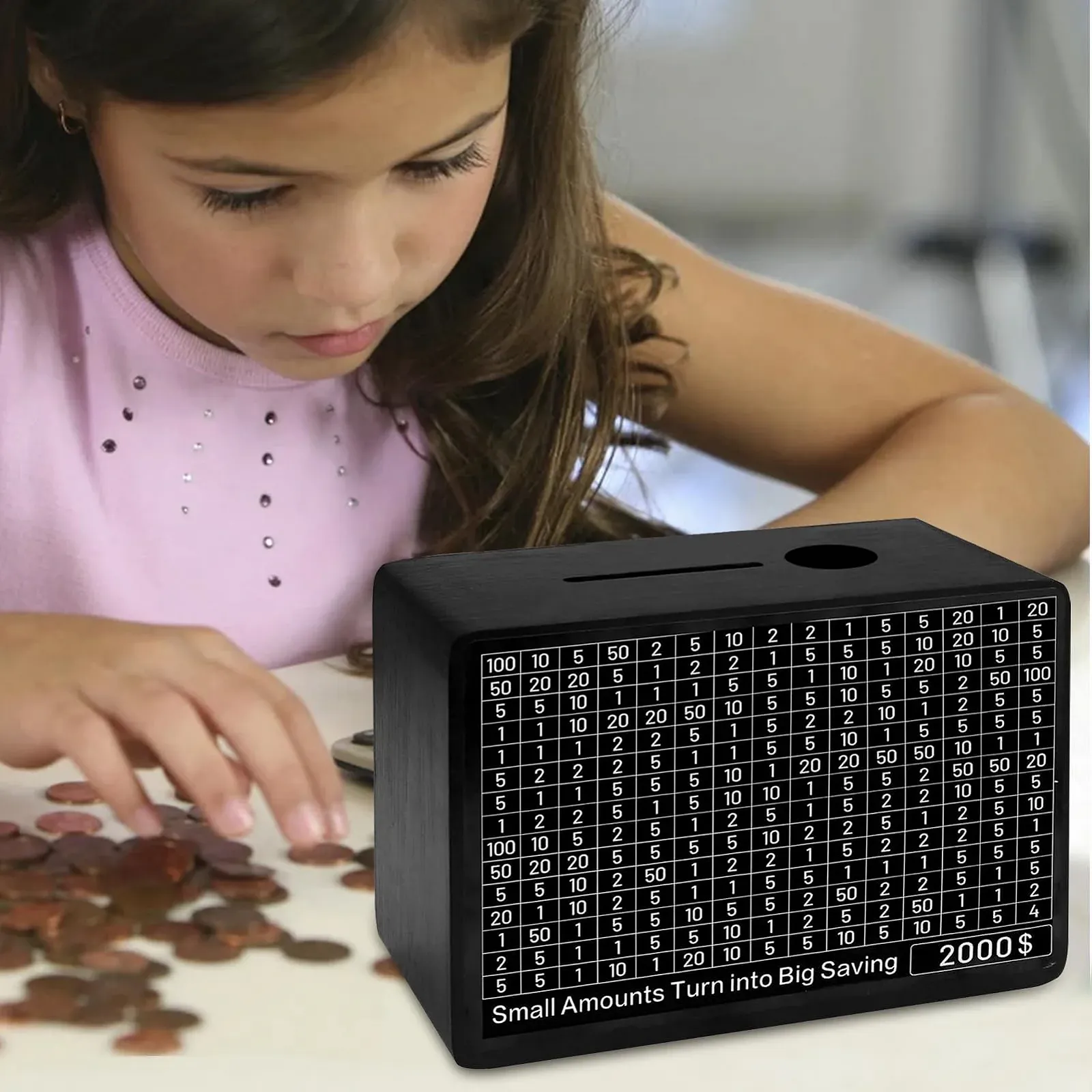 Скарбничка Spardose Дерев'яна сейф 10 000 євро, фото №4