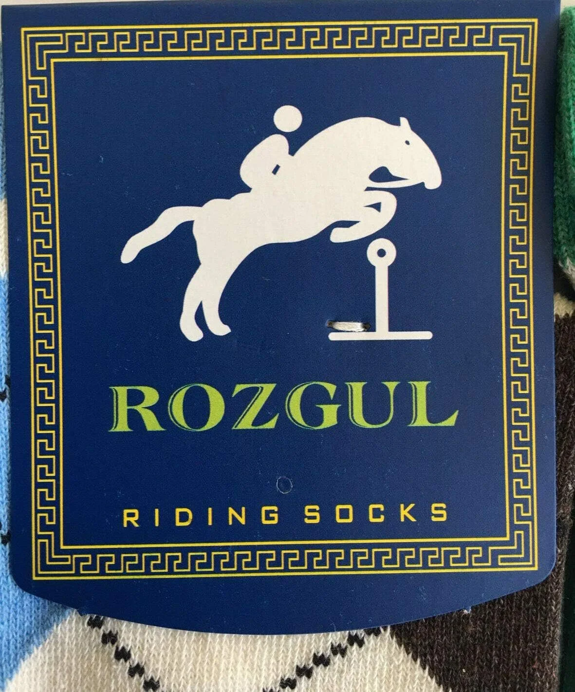 Женские гольфы Horse Design Argyle из богатого хлопка для верховой езды, носки для рождественского подарка, размер 4-7 (UK) - 6 пар, фото №3