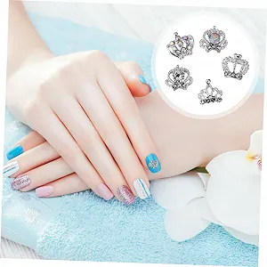 Прикраса для нігтів Корона зі сплаву, 50 шт. synthetic.ua - Фото 1