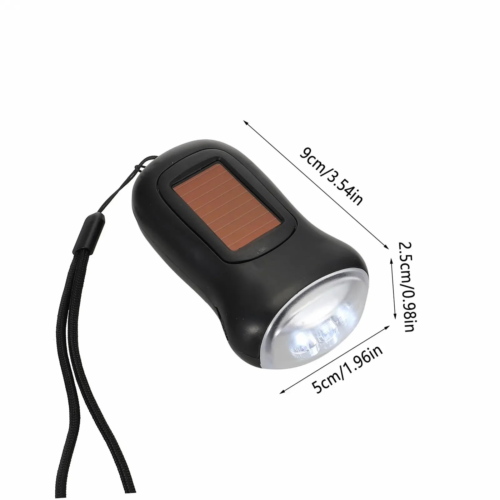 Фонарь UKCOCO Солнечный Ручной LED фонарь для улицы Ручной инструмент для выживания Аварийные фонари Мигающий Перезаряжаемый прибор UV Пластик Черный, фото №2 Фонарь UKCOCO Солнечный Ручной LED фонарь для улицы Ручной инструмент для выживания Аварийные фонари Мигающий Перезаряжаемый прибор UV Пластик Черный, фото №2