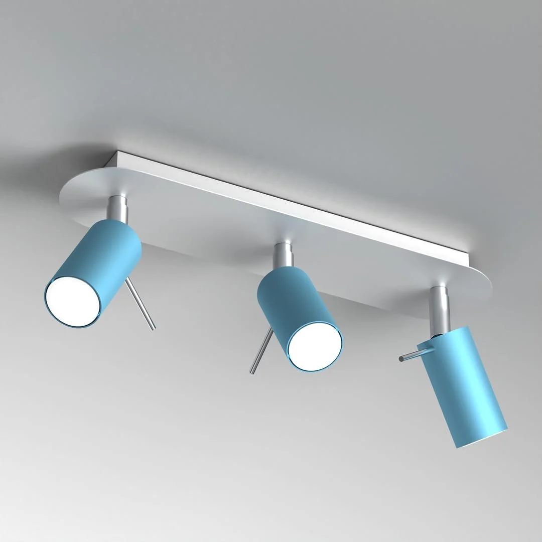 Світильник Eko-Light Milagro Preston 3 x Mini GU10 блакитний/білий, фото №2