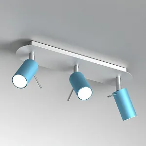 Світильник Eko-Light Milagro Preston 3 x Mini GU10 блакитний/білий synthetic.ua - Фото 1