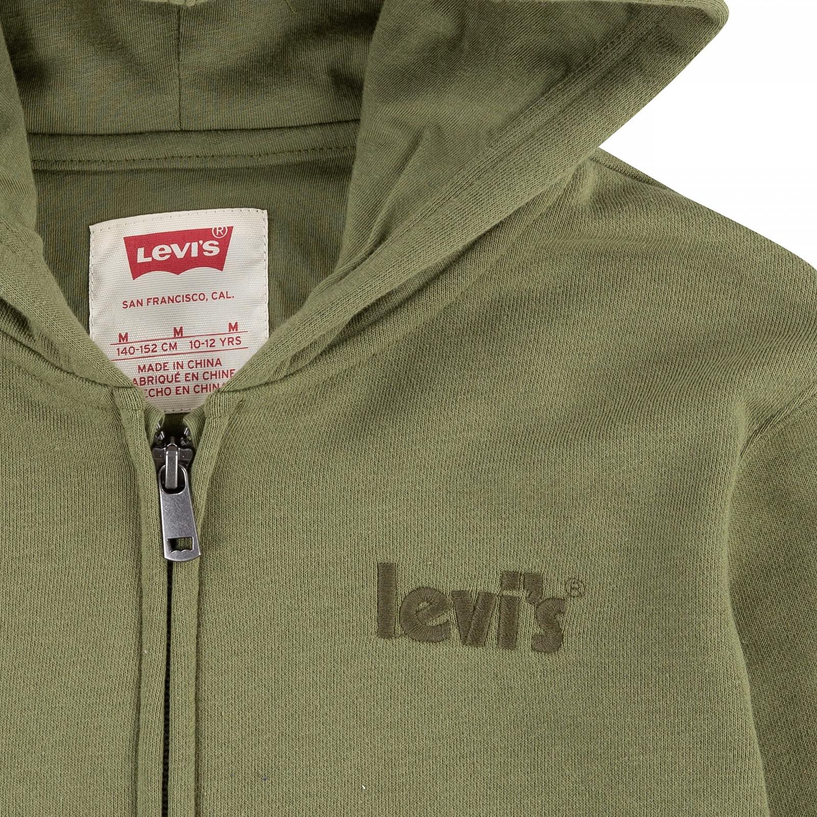 Толстовка Levi's Kids Lvb Logo Full Zip для хлопчиків, фото №2