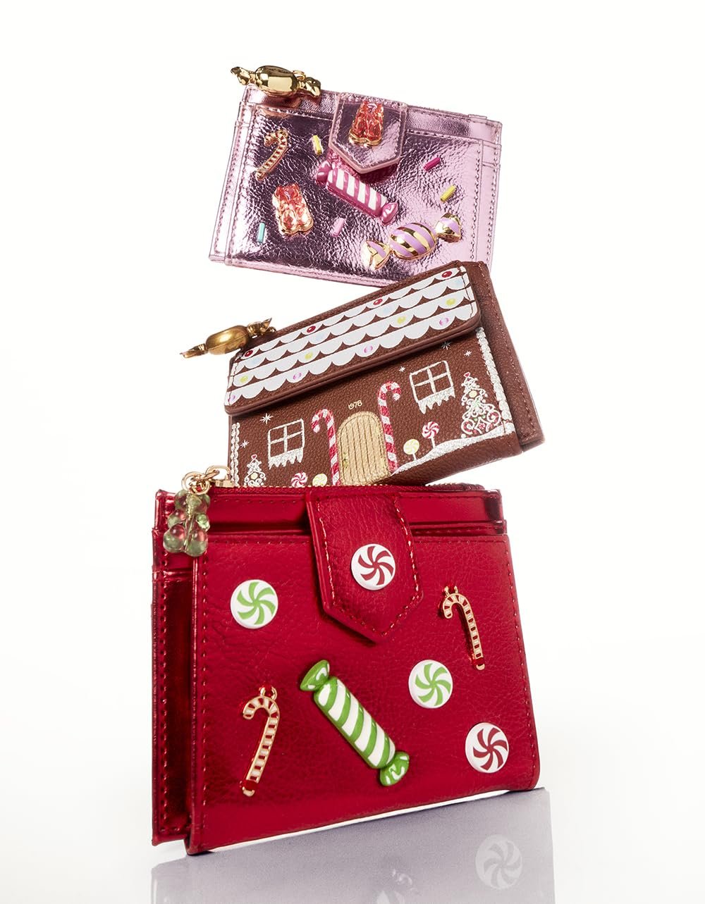 Бумажник бифолд Betsey Johnson Candy Розовый, One Size, фото №5