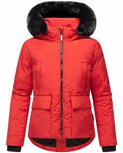 Зимняя куртка Marikoo N005 Женская Легкая, 6 карманов, частично с мехом Teddy, капюшон с искусственным меховым воротником, теплая куртка Женская synthetic.ua - Фото 1