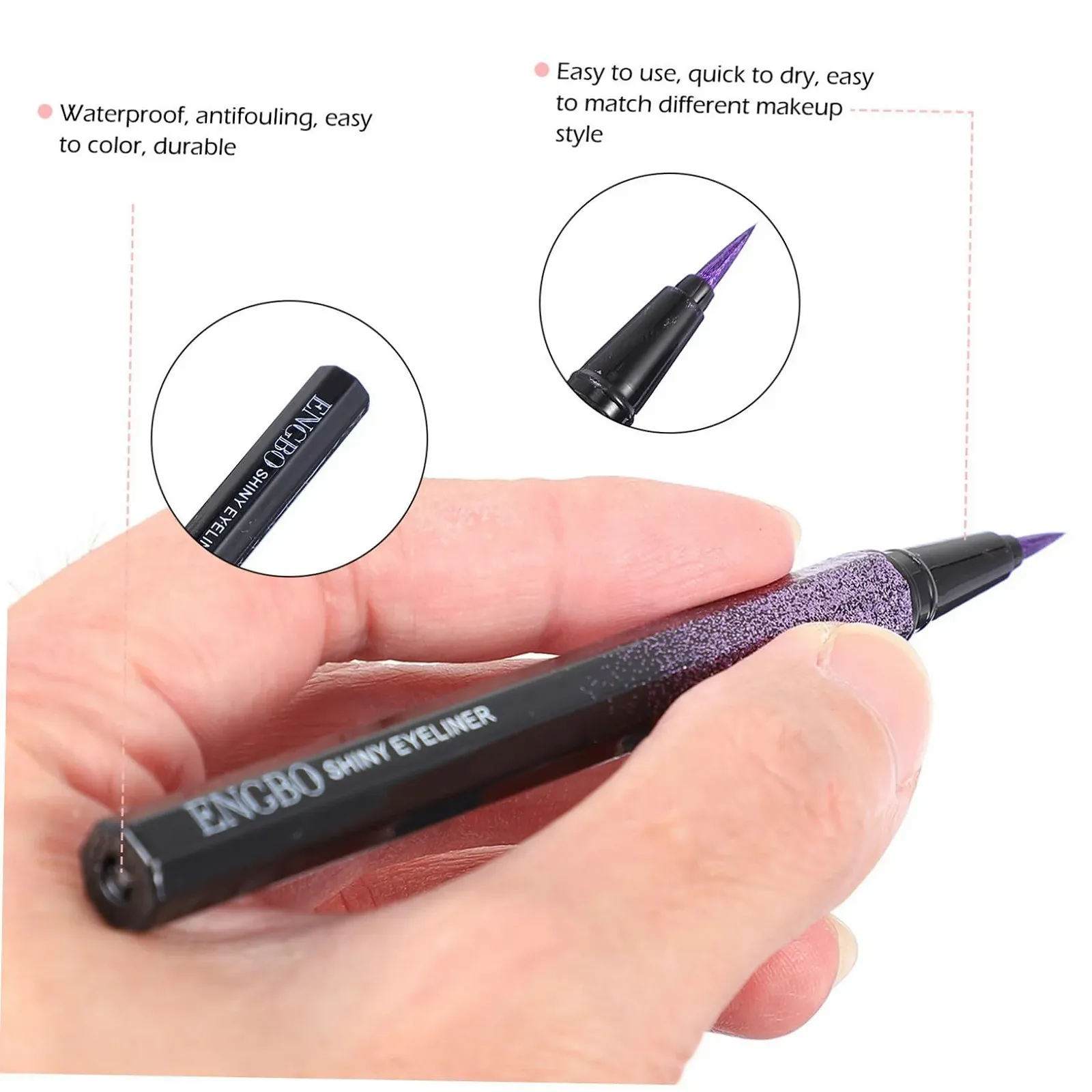 Олівець для очей Angoily Блискучі, фото №2 Олівець для очей Angoily Блискучі, фото №2