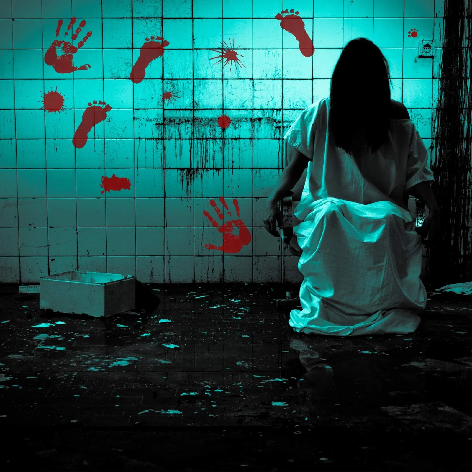 Наклейки KESOTO Bloody Handprint Footprint Halloween Window Clings Decals 6 аркушів, фото №6 Наклейки KESOTO Bloody Handprint Footprint Halloween Window Clings Decals 6 аркушів, фото №6