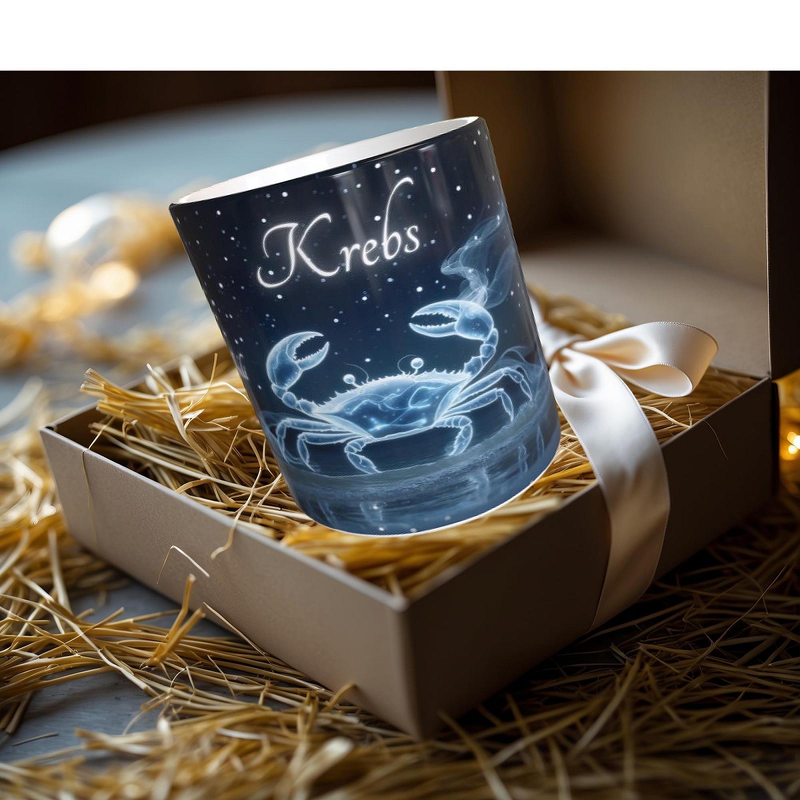 Кружка Знак Зодиака 330 мл Кружка Гороскоп с Астрологическим Мотивом Рак Свойства Идея Подарка для Родившихся в Июне Июле Кружка Рак для Кофе Чая Магазин Кружка Духовная Астрология, фото №8