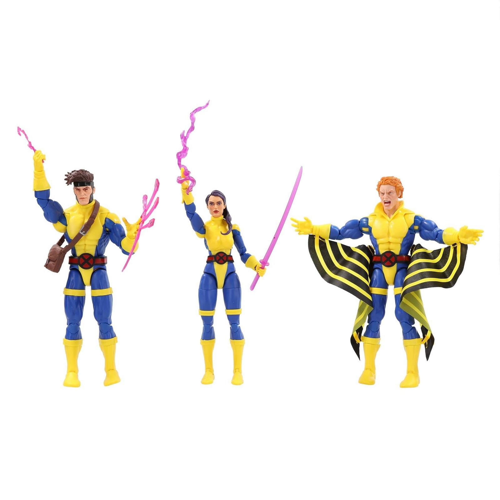 Набор Экшн-Фигурок Marvel Legends Series Люди Икс, посвященный 60-летию: Банши, Гамбит и Псайлок, 15.24 см, фото №9
