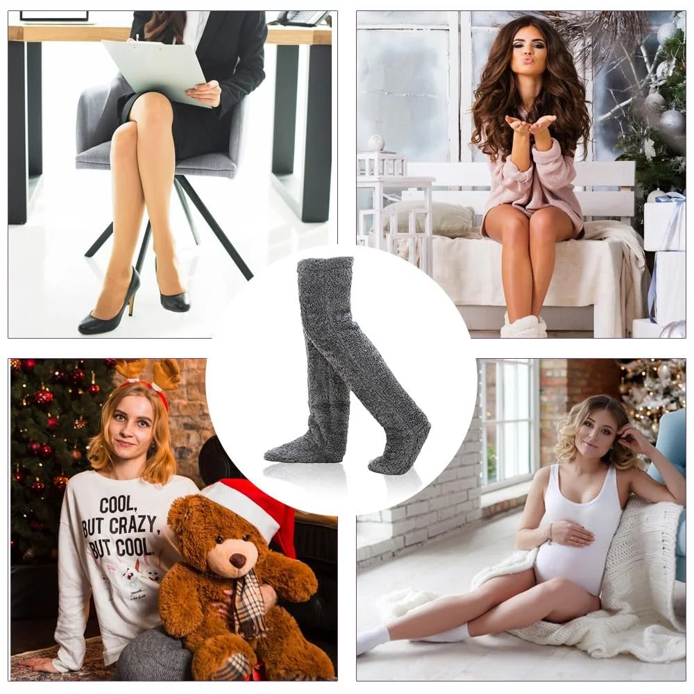 Плюшеві шкарпетки-капці, фото №6