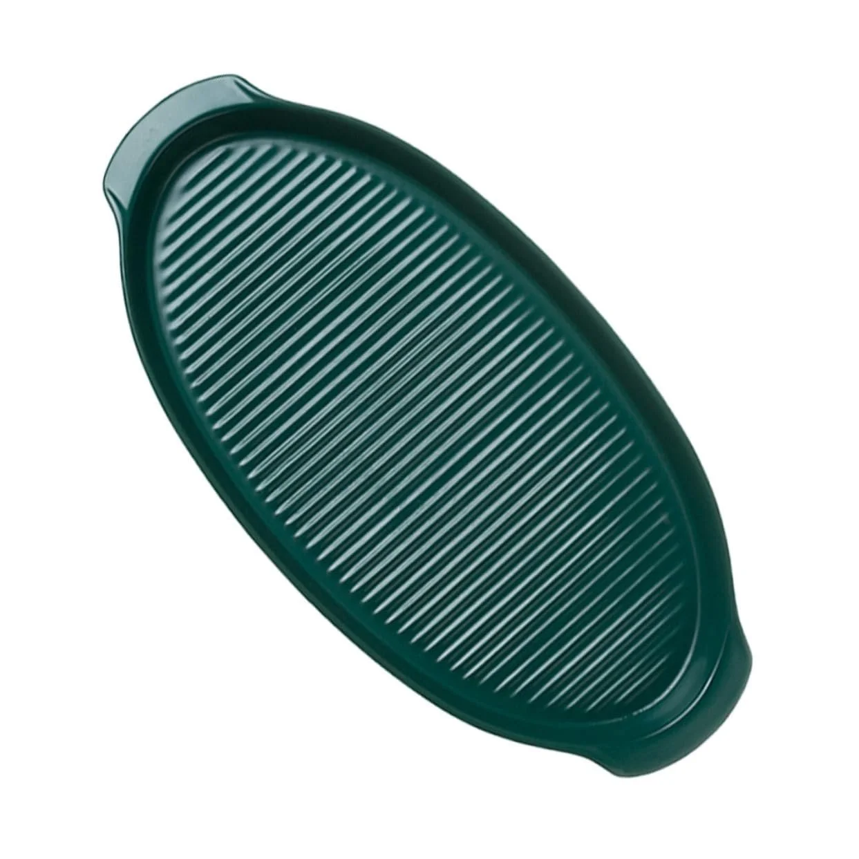 Форма для запікання SECFOU керамічна овальна з ручками термостійка темно-зелена, фото №1