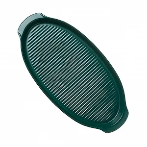 Форма для запікання SECFOU керамічна овальна з ручками термостійка темно-зелена - Фото 1