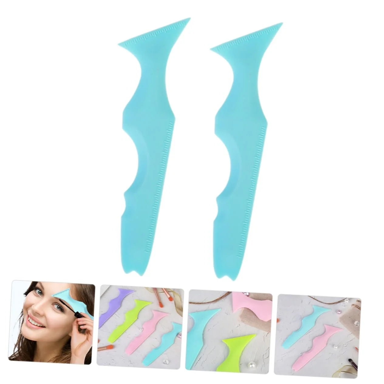 Помощь для подводки глаз HOMSFOU 2шт, силиконовая, фото №2 Помощь для подводки глаз HOMSFOU 2шт, силиконовая, фото №2