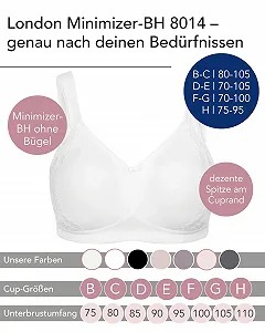 Бюстгальтер-мінімайзер Susa London на кісточках формований White 105D synthetic.ua - Фото 1