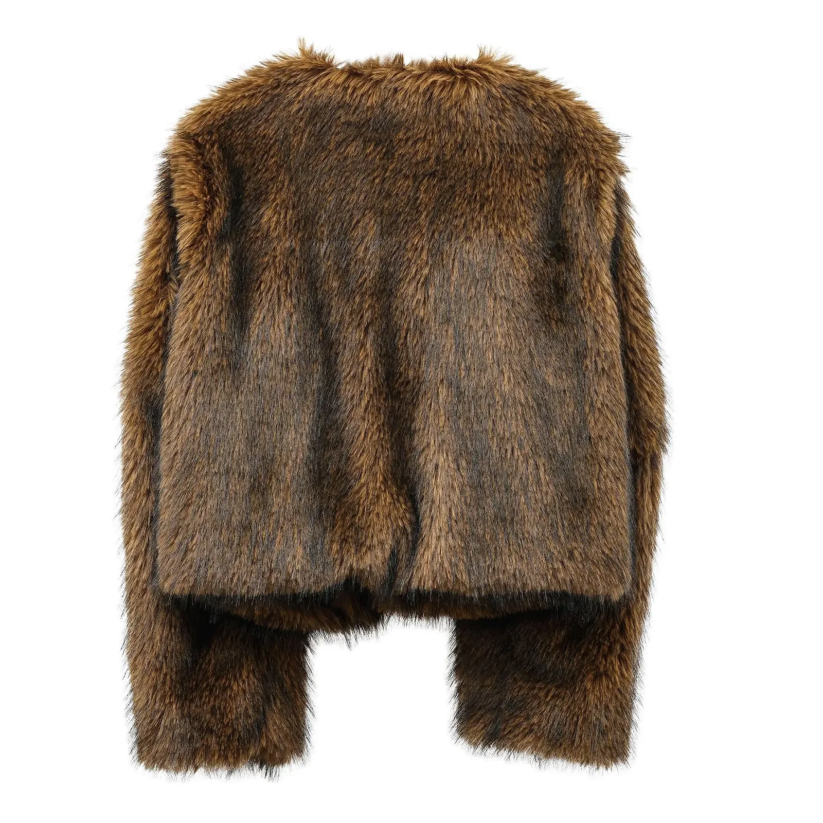 Шуба Amazhiyu, плюшевая, фото №2