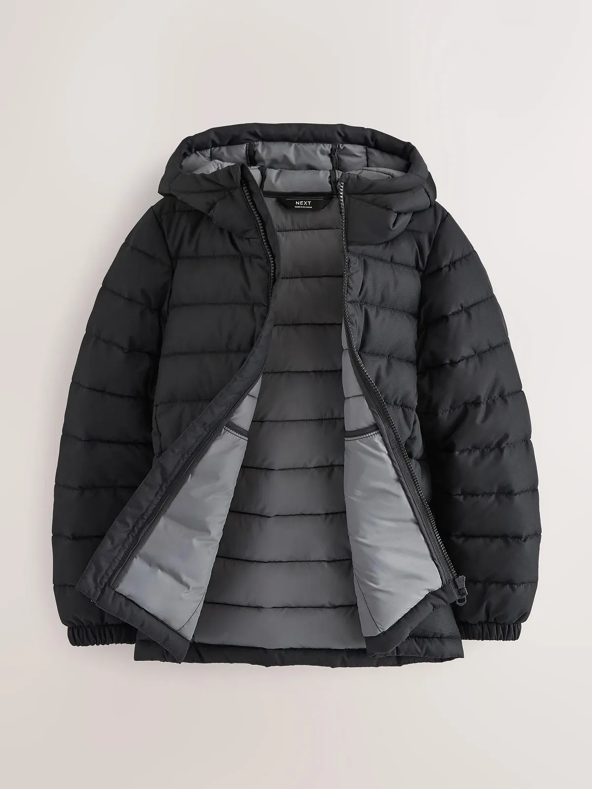 Куртка стьобана Next для хлопчиків з капюшоном, фото №3