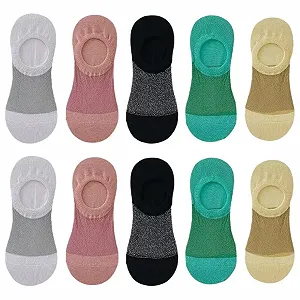 Шкарпетки-балетки Жіночі Різнокольорові 35-40 (5 пар) - Фото 1